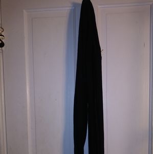 Solid black infinity scarf